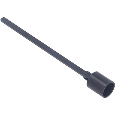 Éteignoir à bougie noir en acier inoxydable à long manche pour éteindre la flamme en toute sécurité