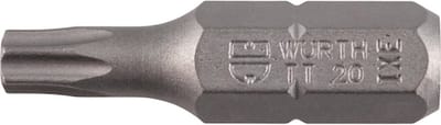 Wurth - Bit TX met boring C 6,3 (1/4) - TX-bit C 6.3 (1/4 inch) met gat x 5 st -