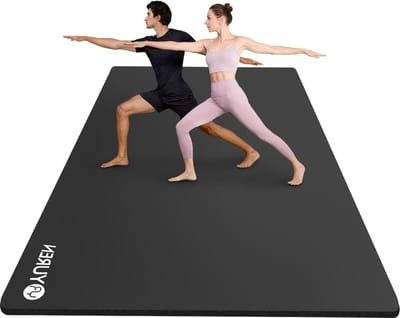Groot 200×130cm×15cm & 200×120×10cm NBR Yoga Mat - Extra Dik Gymnastiekmat voor Sport Oefening Pilates met Yogatas Yoga mat