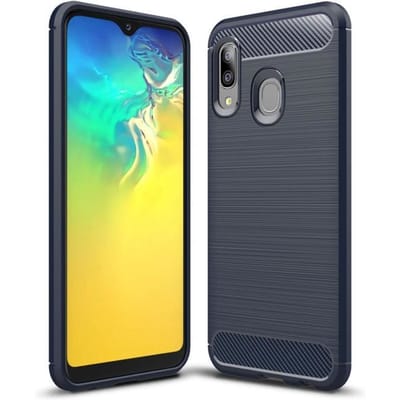 Hoesje - Samsung - Galaxy A20e - Siliconen - Ultradun - Schokbestendig - Blauw