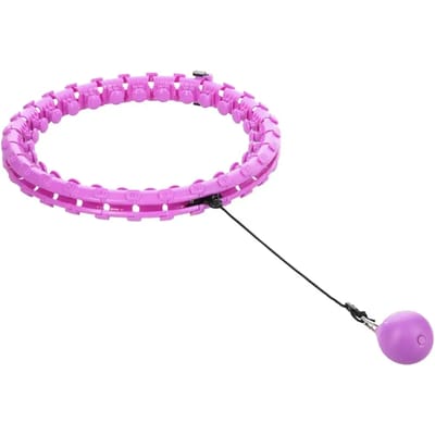 HMS HHW12 Plus Size - Hula Hoop - Violett - Met Massage Noppen - Fitness