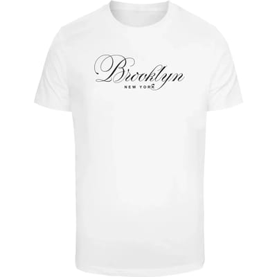 Mister Tee - NY Brooklyn Heren Tshirt - M - Wit