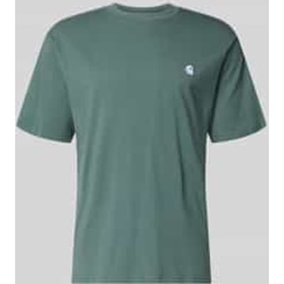 T-shirt met labelstitching model 'Madison'