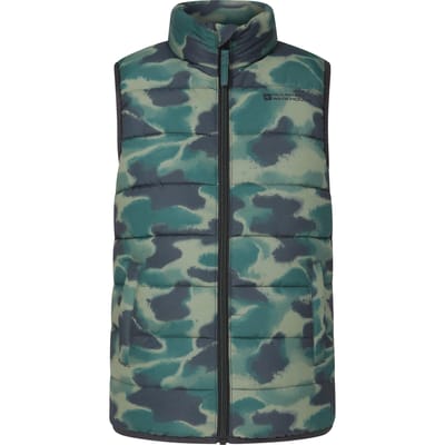 Mountain Warehouse Kinderen/Kinderen Rocko Vlinder Gewatteerd Gilet (Licht Khaki)