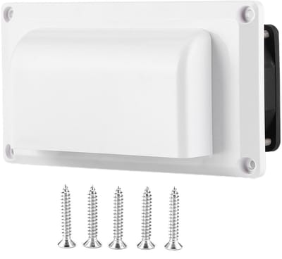 Dailygoods - RV-ontluchtingsventilator - Zijdelingse ventilatie - Geluidloos gebruik - 12 V 25 W - Verbeterde luchtkwaliteit - Geschikt voor camper en...