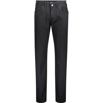 Gardeur Broek Bill Patterned Cotton Soft Touch Comfort Stretch Anthracite / male