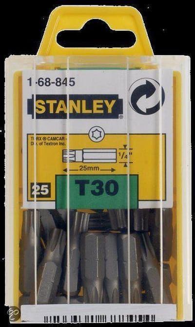 Stanley 1/4" Bits Torx T30