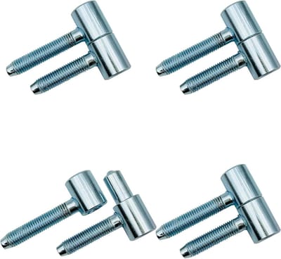 Dailygoods- Deurscharnieren Ø 16x42mm - Massief Staal - Afneembaar - Scharnier Reparatie Plaat - Onderhoudsvrij - Laadvermogen 32kg/42kg - 4 Stuks