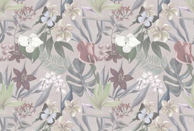 Fotobehang orchid garden1 DD111001 Livingwalls Walls by Patel | 3D Fotobehang op maat