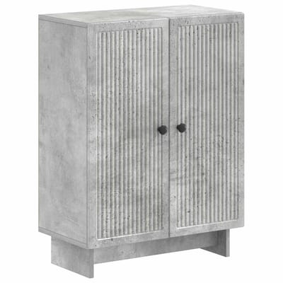 vidaXL - Badkamer - Opbergkast - EDE - Betongrijs - 59,5 - x - 31 - x - 80 - cm