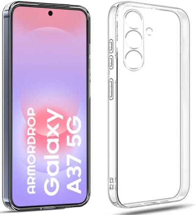 Armordrop Transparant Hoesje Geschikt Voor Samsung A37 Hoesje - Stevige Beschermhoesje