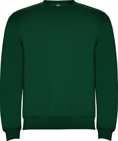 Flessengroene unisex OEKO TEX sweater Classica merk Roly maat M
