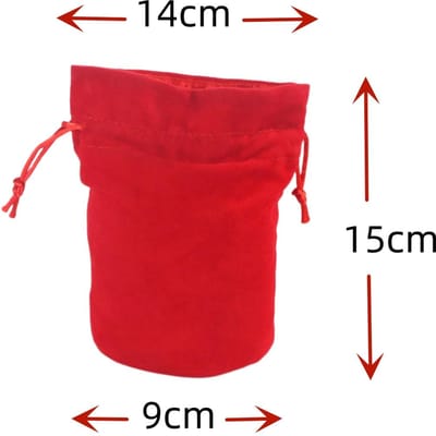 Pochette pour dés Porte-dés Jeu de rôle Velours Haute Qualité Pochette à cordon de serrage Emballage pour bijoux pour TRPG Jeux de société Divertissement Jeux de plateau