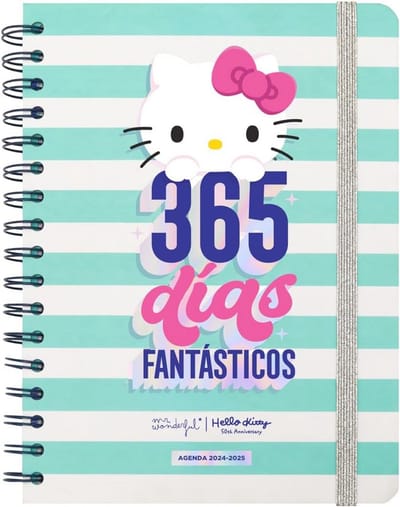 Kalender 2024/25 met Weekplanner - Schoolagenda met Stickers en Motivatie