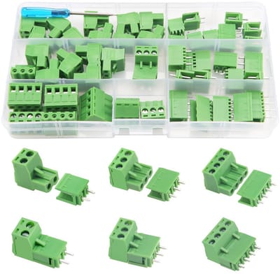 PCB Mount Aansluitblok 2 Pin / 3 Pin / 4 Pin - Schroef Aansluitblok Connector 5.08 mm