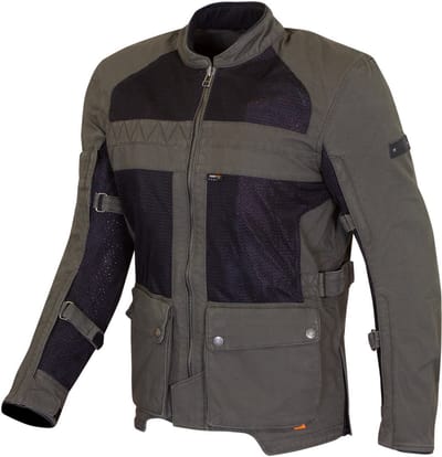 Merlin Mahala D3O Raid Explorer Olijfgroen Textiele Motorjas - Jas