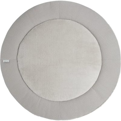 Baby's Only Gebreid boxkleed rond Sky - Parklegger - Speelkleed - Urban Taupe - Ø90 cm - Extra dik - Boxmatras - Tweezijdig te gebruiken
