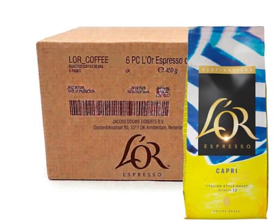L'Or Destinations Capri Dolce Vita - Multipack - Koffiebonen - 2700g (6x450g)