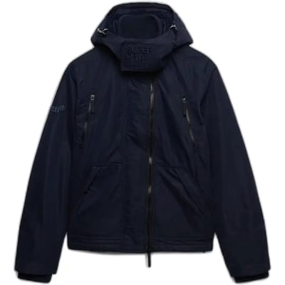 Superdry Microvezel Arctic Windcheater Jas Met Capuchon Blauw Grootte: XL