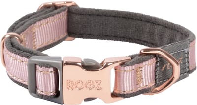 Rogz Urban Halsband Roze&Grijs&Rosé - Hondenhalsband - Xs