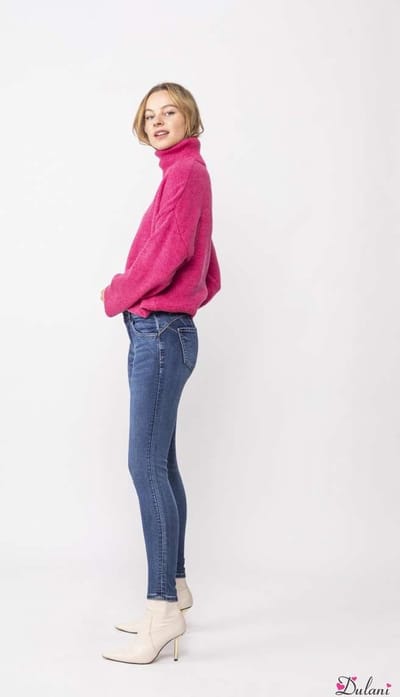 Broek Toxik3 normale taille push-up skinny jeans L21164-1