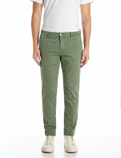 Replay Hyperflex Jeans Chino Benni Stretch Denim Army Green (M9722E.000.8366197 - 850)