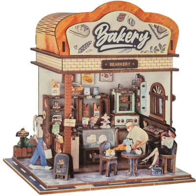 Beehub, DIY Huisje, Bakery, BE011909, 14,5x16,2x18 cm