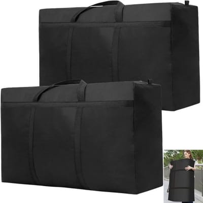 Virtubuy - Opbergzakken - Extra grote verhuiszakken - Waterdicht en met rits