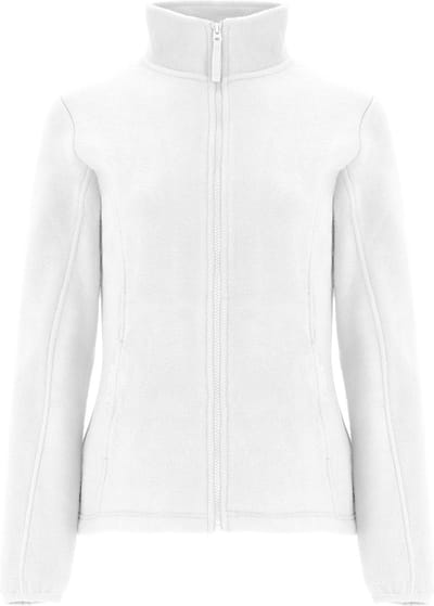 Roly - Artic Dames Fleece Sweater met Rits - White 01 maat XXL