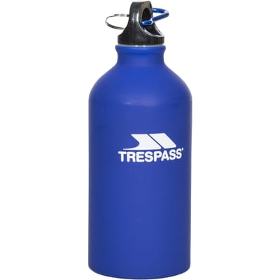 Trespass Swig sportfles met karabijnhaak (0,5 liter) (Matblauw)