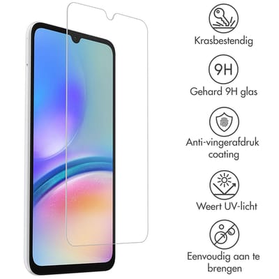 Accezz Screen Protector - Geschikt voor Samsung Galaxy A05s - Gehard Glas Screenprotector