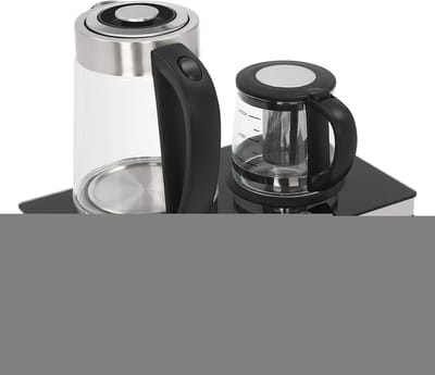 Elektrische Waterkoker - Glazen Theepot - Dranken Bereiden - Temperatuur Instelbaar - 3.5 Liter - Zwart Transparant