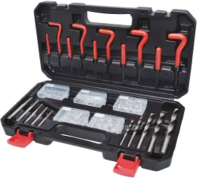 Benson Schroefdraad reparatieset - 131-delig - Voor M5 tot M12 - Inclusief boortjes en schroeftappen