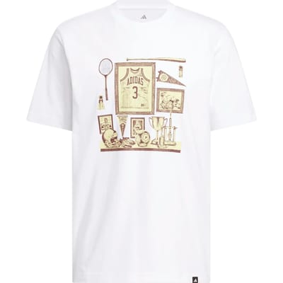 Adidas Sportswear Sports Bar Memorabilia Graphic T-Shirt - Heren - Wit