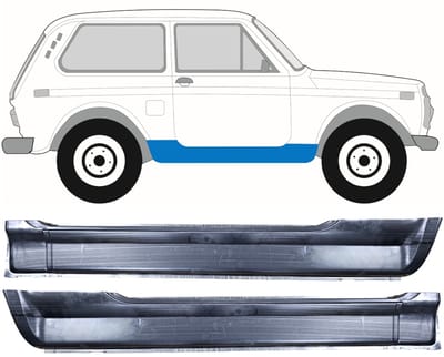 Volledige dorpel voor Lada Niva 1976- / Links + Rechts / Set