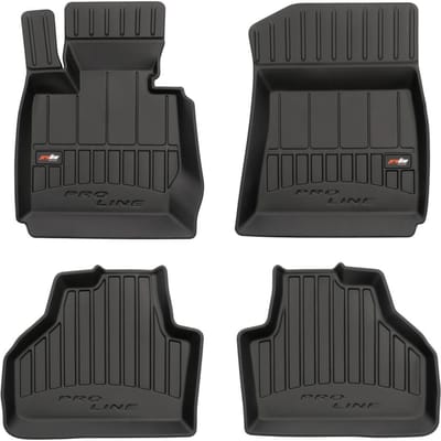 Frogum 3D Kofferbakmatten - Geschikt voor BMW X3 F25 2010-2017 - Rubberen Automatten Set - Geurloos - 4-delig