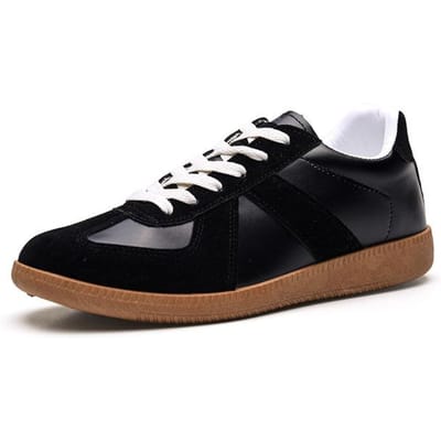 Chaussures Niche Rétro pour Hommes Été Nouveau Tout-Aller Chaussures de Sport Décontractées pour Hommes Antidérapantes Résistantes à l'Usure Absorbant les Chocs Chaussures de Skateboard 42 noir