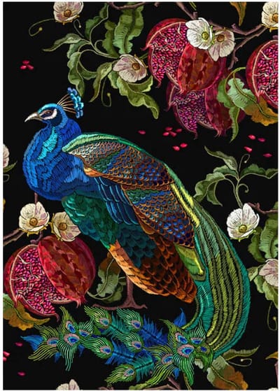 Peacock- Mint by Michelle decoupage papier A3