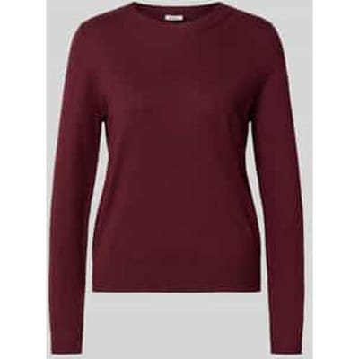 Regular fit gebreide pullover van viscosemix
