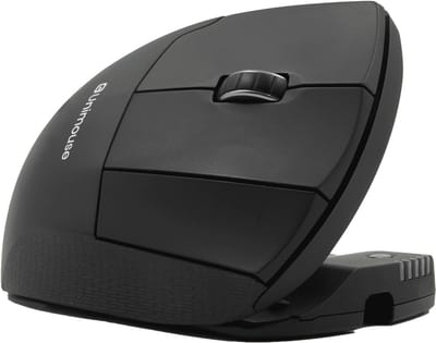 Contour Design UniMouse Bluetooth Muis Bluetooth Optisch Zwart 7 Toetsen 800 dpi, 1000 dpi, 1200 dpi, 1400 dpi, 1600 dpi, 2000 dpi, 2400 dpi, 2800