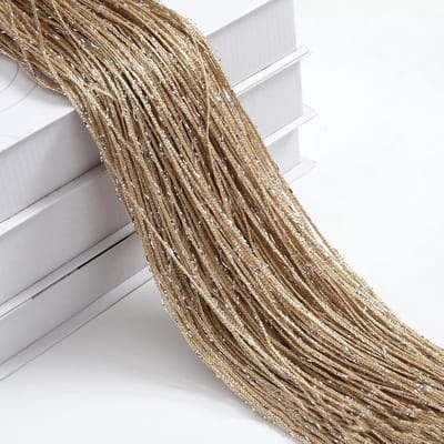 vliegengordijn, terrasdeur, decoratief gordijn, ruimteverdeler, deurgordijn, raamgordijn, draadgordijn, draadgordijn, touwgordijn voor deuren, woonkamer, decoratie, 2 stuks, 100 x 200 cm