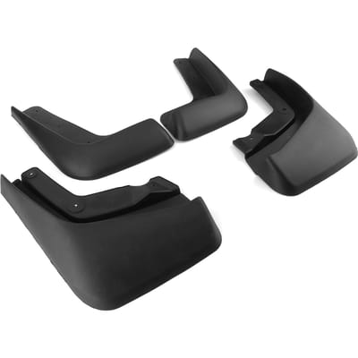 4 stuks Auto Spatbord Beschermer Spatlappen Voor Achter Spatbord Beschermer Geschikt voor XC90 2005-2014 black