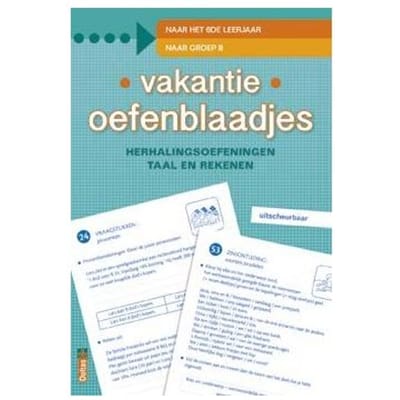Deltas Vakantie oefenblaadjes - Naar het 6de leerjaar Educatieve boeken (spelletjes en raadsels)
