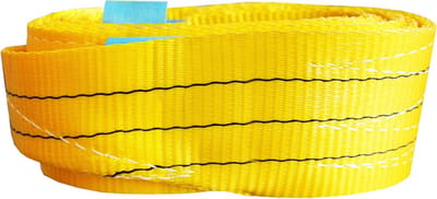 Hijsgordel - Hefband Polyester - Lasten Verplaatsen - Hoge Weerstand - 2 meter - Geel