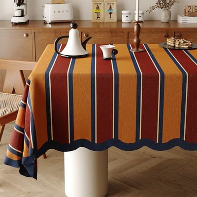 Cartoon Tafelkleed Schattig Dierenpatroon Hittebestendig Zacht Bureau Mat Modern Dik Golvende Rand Antislip Huishoudelijke Cover 90x90cm