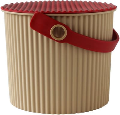 Hachiman Omnioutil Opbergemmer - Mini - Beige/Rood