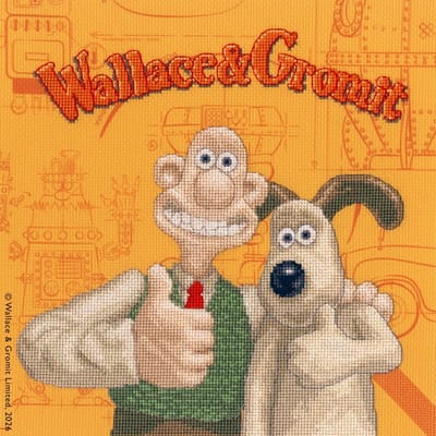 Borduurpakket Wallace & Gromit - Wonderfully W&G - Bothy Threads xwg01
