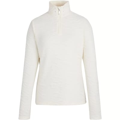 Glamourize middenlaag isolerende actieve fleecetrui met 1/4 rits voor dames
