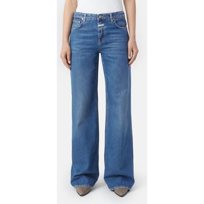 Closed Gillan Mid Blue Größe: W30L32 | Ausgestellte Hosen Outlet | Damen | Blau