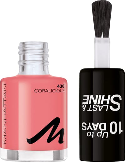 MANHATTAN Cosmetics Nagellak Last & Shine Coralicious 430, 8 ml